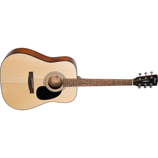 Cort AD810 Open Pore Natural Dreadnought Acoustic Guitar (Left Handed)