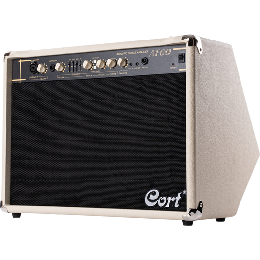 Cort AF60 60W Acoustic Guitar Amplifier Ivory