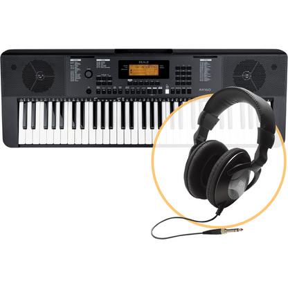 Beale AK160 Digital Keyboard Plus Smart Acoustic SHD25 Headphones