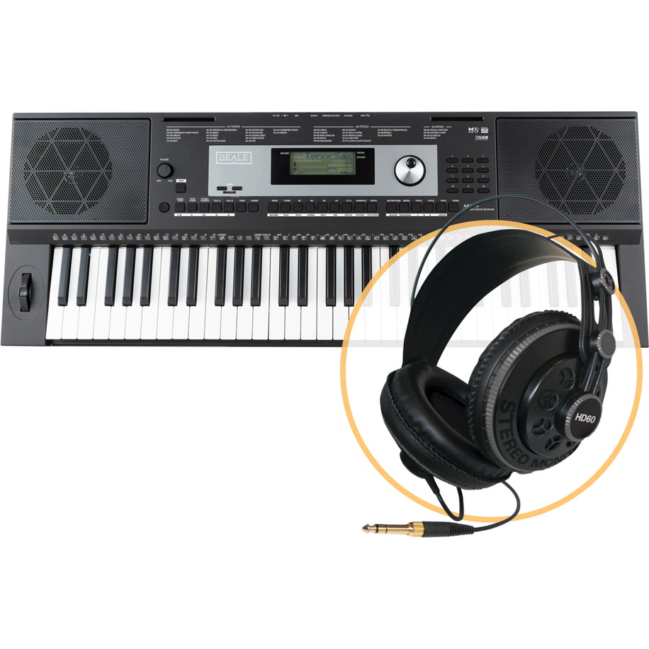 Beale AK280 Digital Keyboard Plus Smart Acoustic SHD60 Headphones