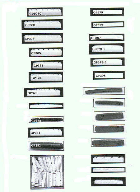 FINGERBOARD NUT 42.5 X 3.5 X 6MM STRAT BONE