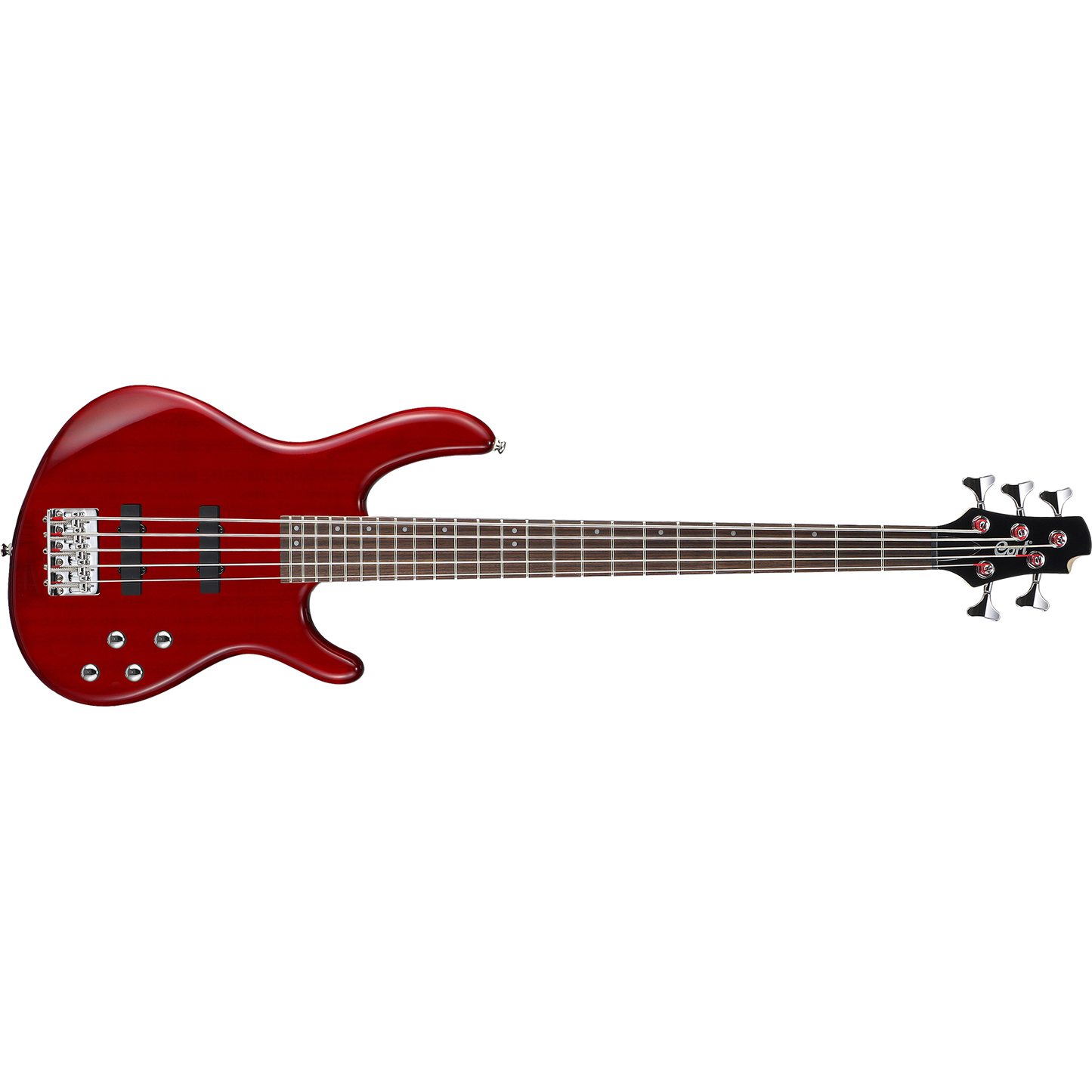 Cort Action V Plus TR Transparent Red 5 String Bass