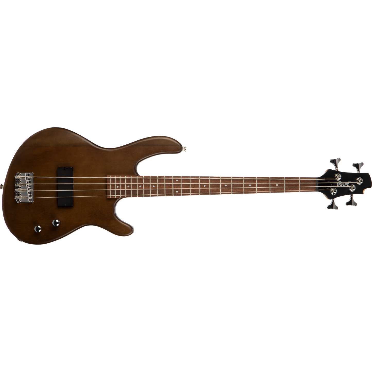 Cort Action Junior OPW Open Pore Walnut 30" Short Scale 4 String Bass