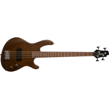 Cort Action Junior OPW Open Pore Walnut 30" Short Scale 4 String Bass