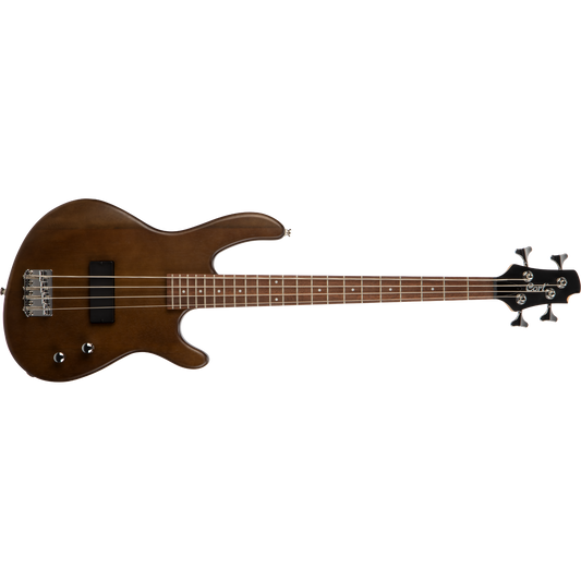 Cort Action Junior OPW Open Pore Walnut 30" Short Scale 4 String Bass