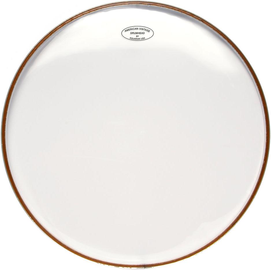 Aquarian American Vintage Medium – Resonant/Batter Drumhead – Clear – 13″ (VTC-C13)