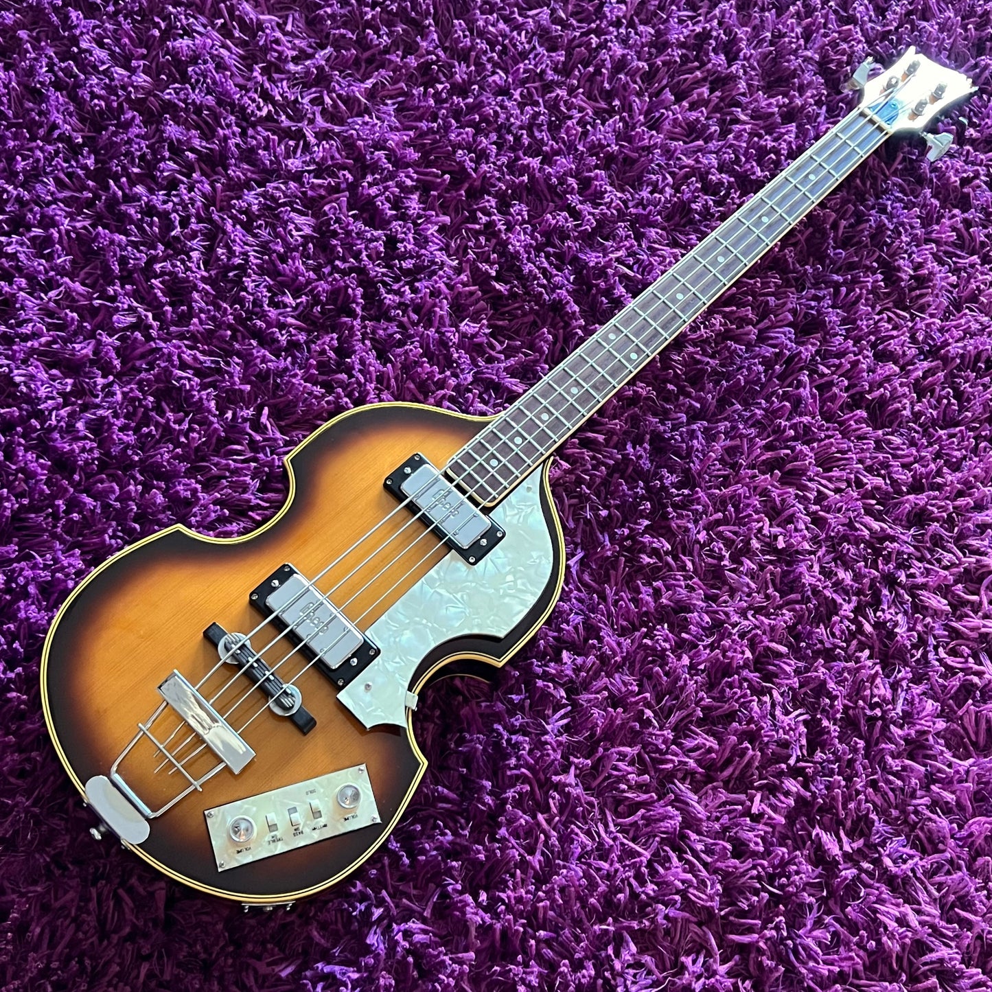 Early 1970s Greco VB-450 Violin Bass Hollowbody Beatle Bass (MIJ) (w/ HSC)