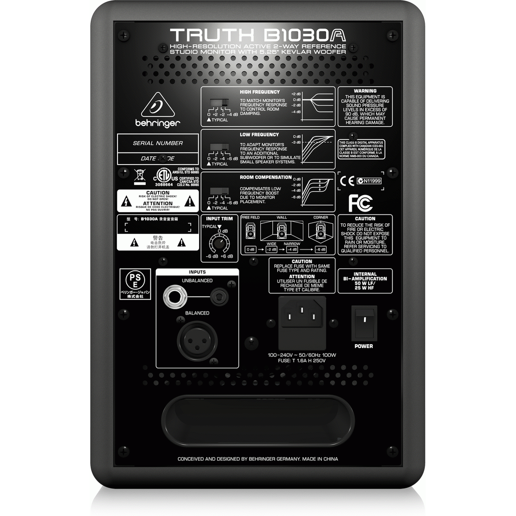 Behringer Truth B1030A Studio Monitor