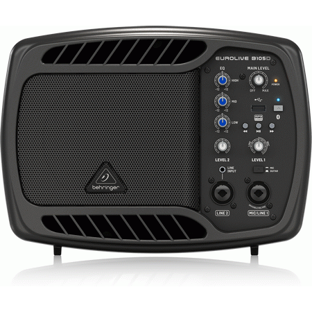 Behringer B105D Ultra-Compact 50-Watt PA/Monitor Speaker w/ MP3 Player and Bluetooth Streaming