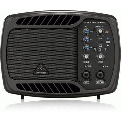 Behringer B105D Ultra-Compact 50-Watt PA/Monitor Speaker w/ MP3 Player and Bluetooth Streaming
