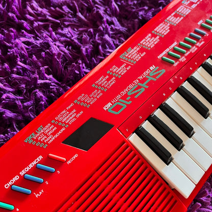 Yamaha SHS-10 Keytar Red w/ Strap & Case (Made in Japan)