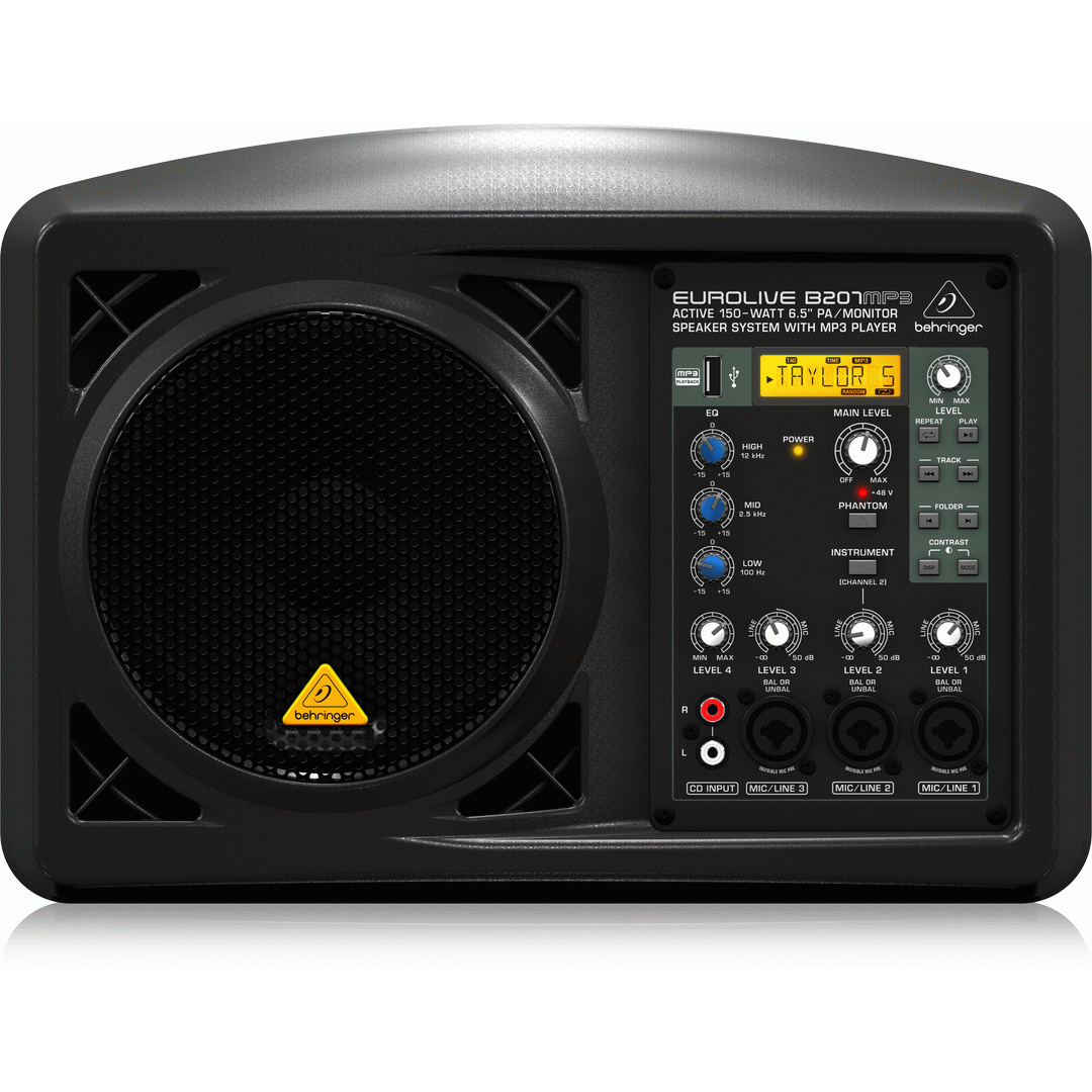 Behringer Eurolive B207MP3 Compact Speaker