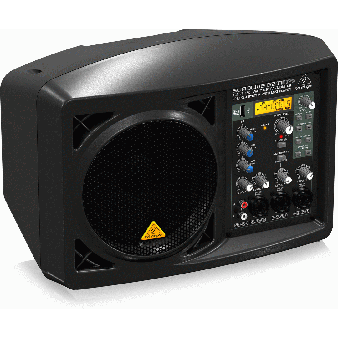 Behringer Eurolive B207MP3 Compact Speaker