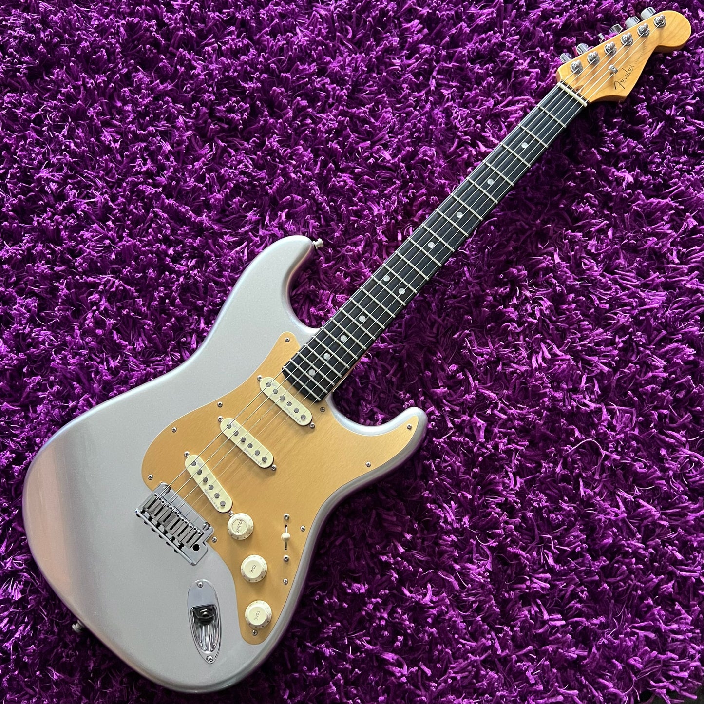 2021 Fender Limited Edition American Ultra Stratocaster Quicksilver (Chicago Music Exchange Exclusive) (w/ OHSC)