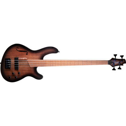 Cort B4FL MHPZ OP Fretless 4 String Bass