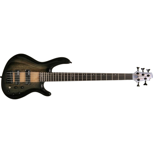 Cort C5 Plus ZBMH TBB Transparent Black Burst 5 String Bass