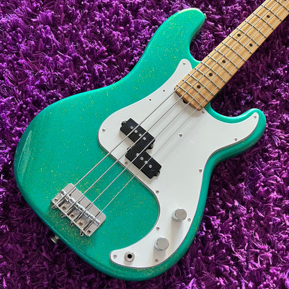 1970s Guyatone Custom EP-40 Precision Bass Sparkle Green (MIJ)