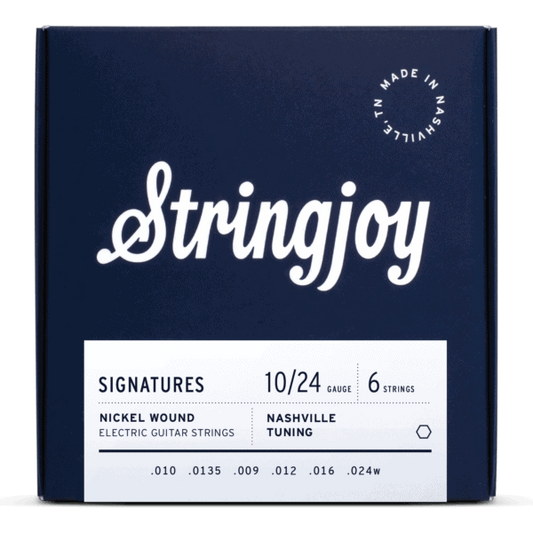 Stringjoy Signatures | Nashville Tuning (10-24) Nickel Wound Electric Guitar Strings