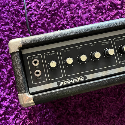 1980s Acoustic Model B220 Bass Head 220W (Made In USA)