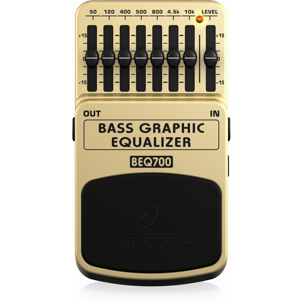 Behringer BEQ700 7-Band Graphic Equalizer Bass Pedal