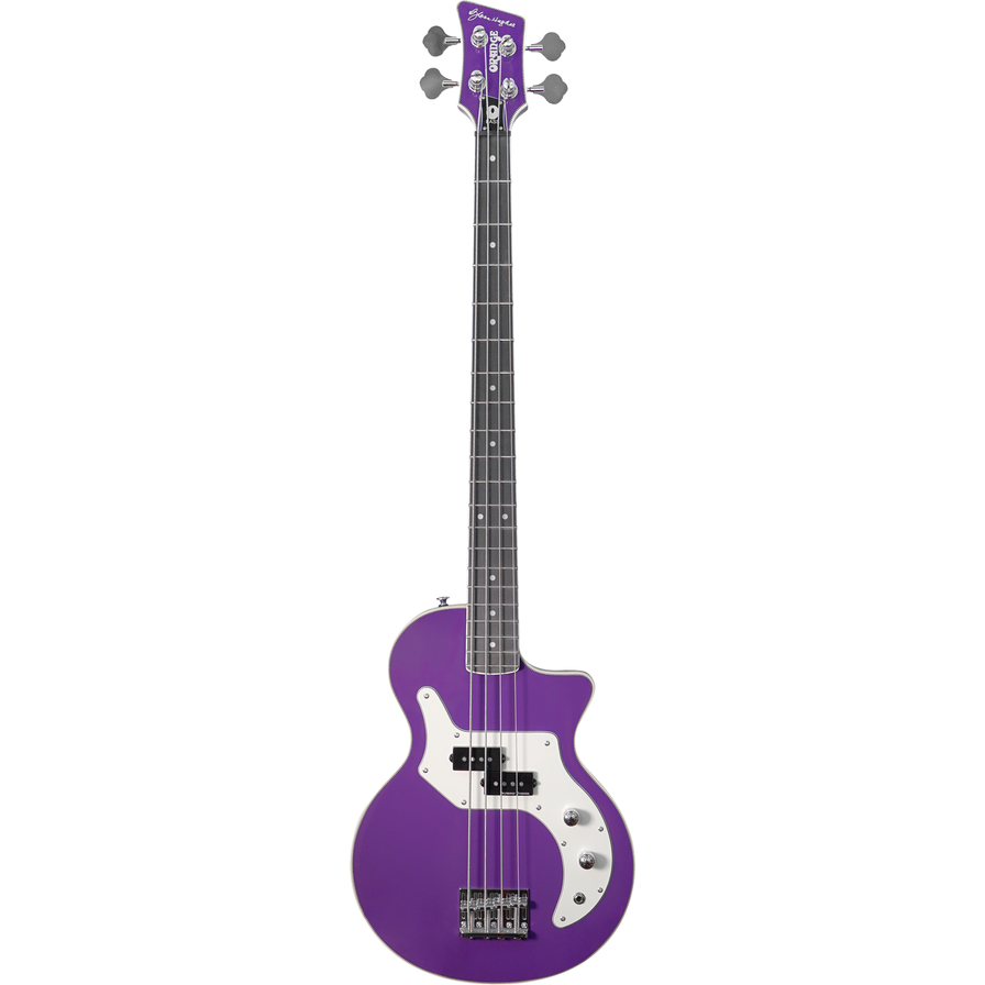 Orange Glenn Hughes O Bass In Purple With Gig Bag