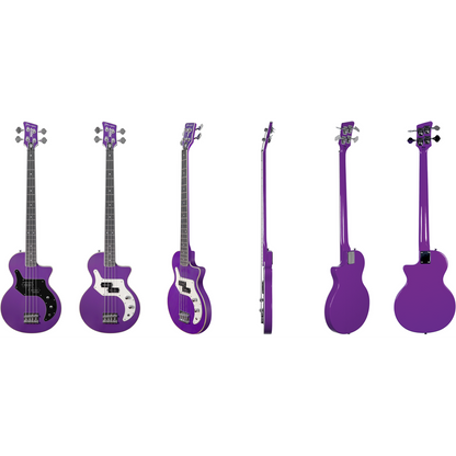 Orange Glenn Hughes O Bass In Purple With Gig Bag