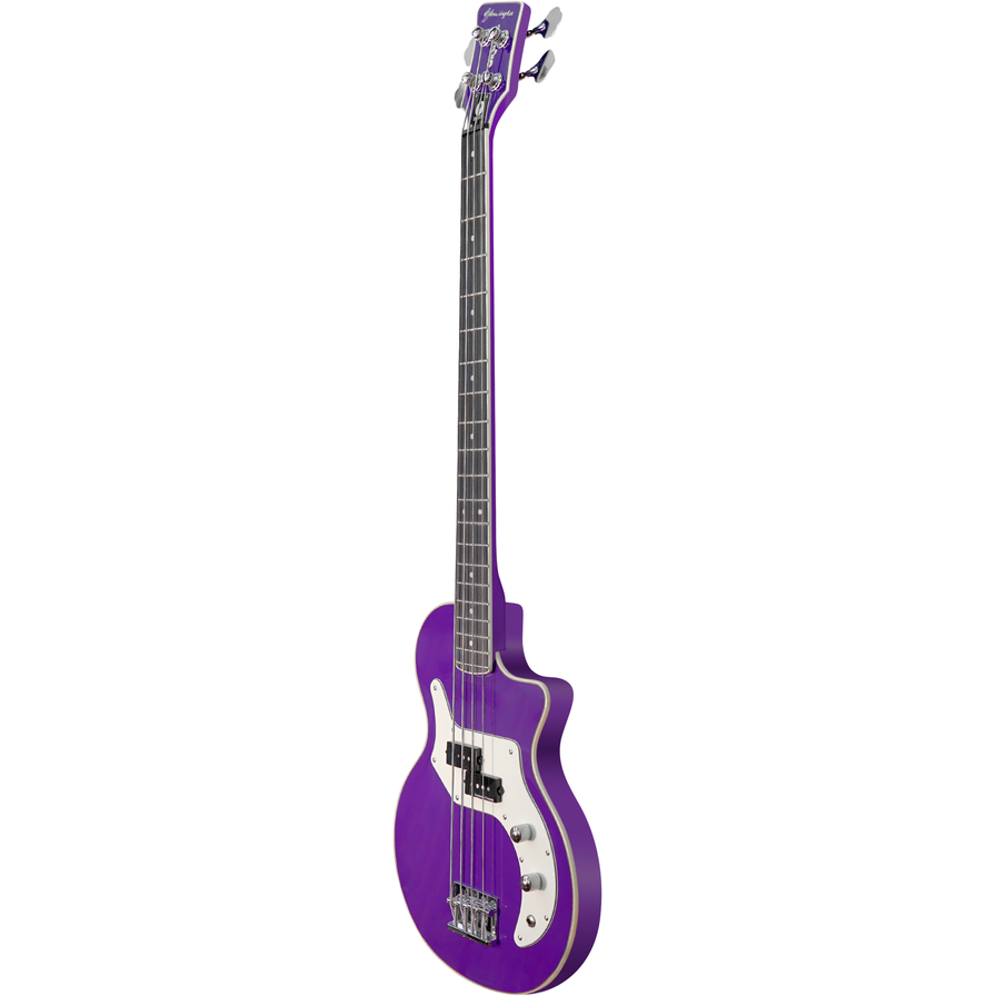 Orange Glenn Hughes O Bass In Purple With Gig Bag