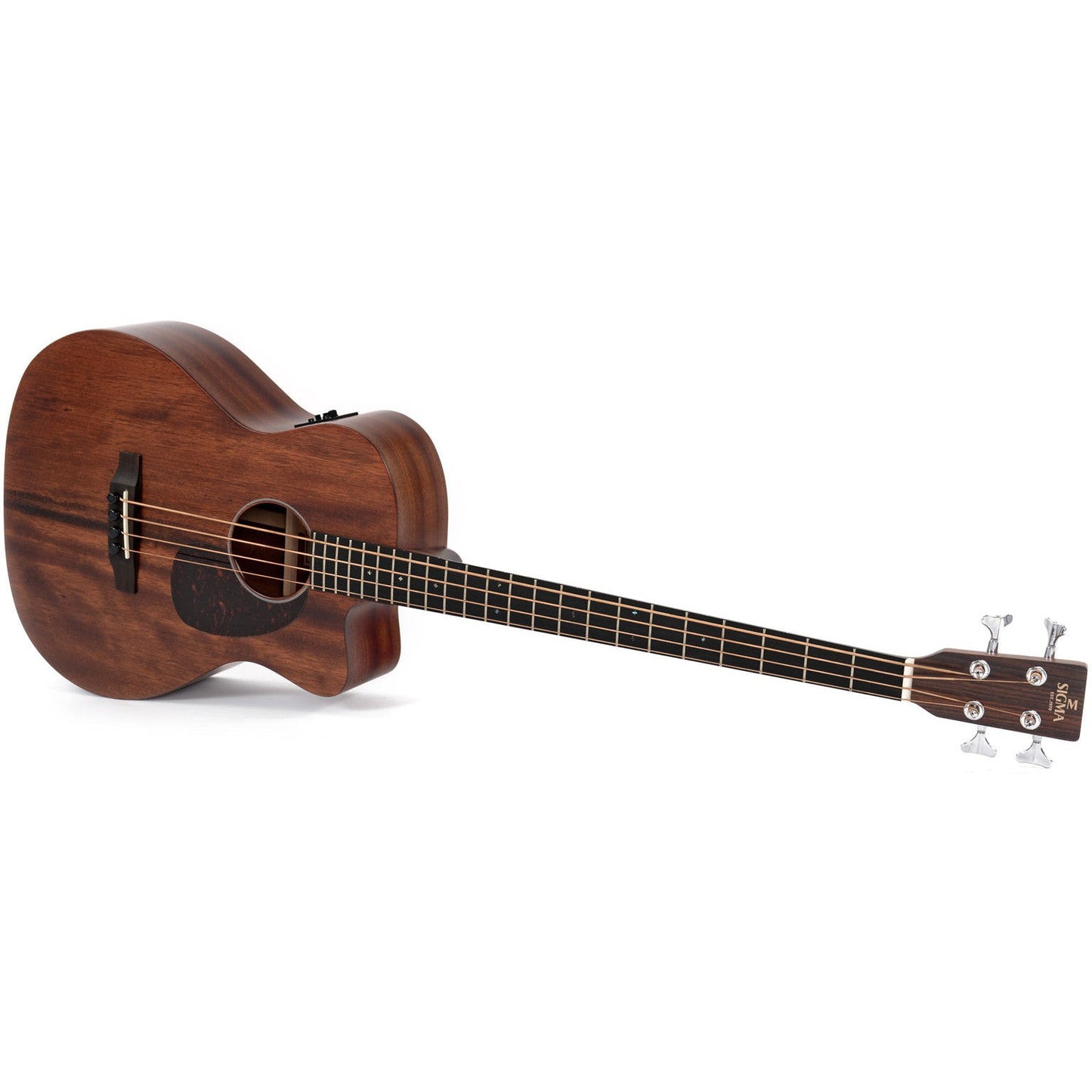 Sigma BMC-15E Acoustic Bass Guitar Solid Mahogany Top Cutaway - Mahogany Back and Sides - Satin