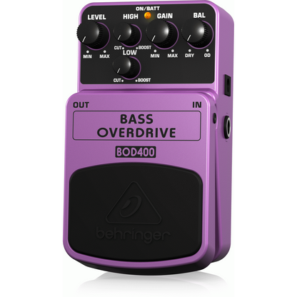 Behringer BASS OVERDRIVE BOD400 Bass Overdrive Pedal