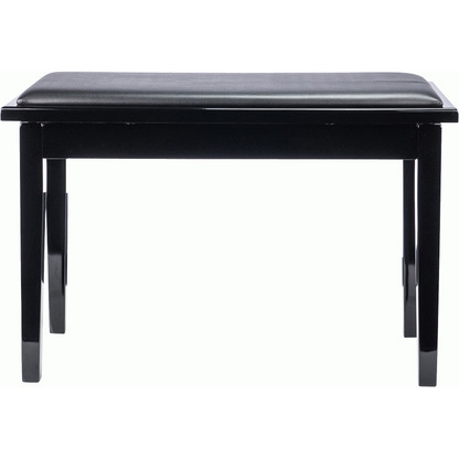 Beale BPB110BK Basic Duet Piano Bench with Storage in Black