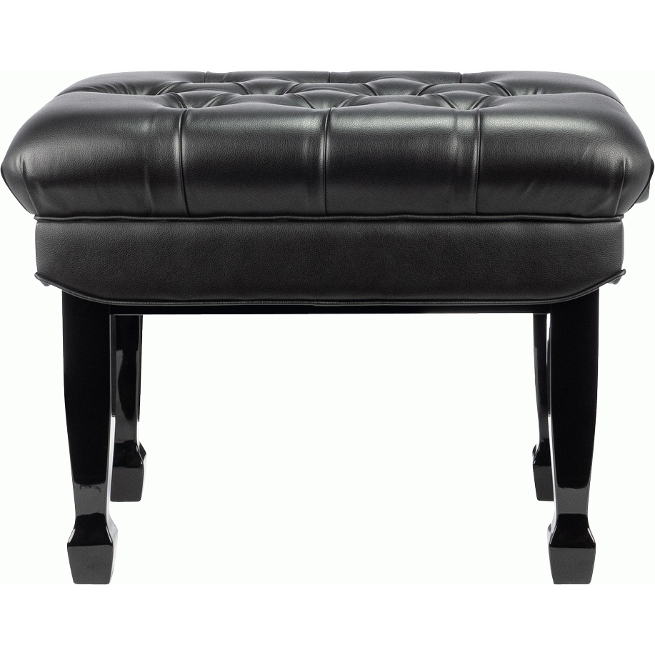 Beale BPB330BK Deluxe Grand Piano Bench in Black