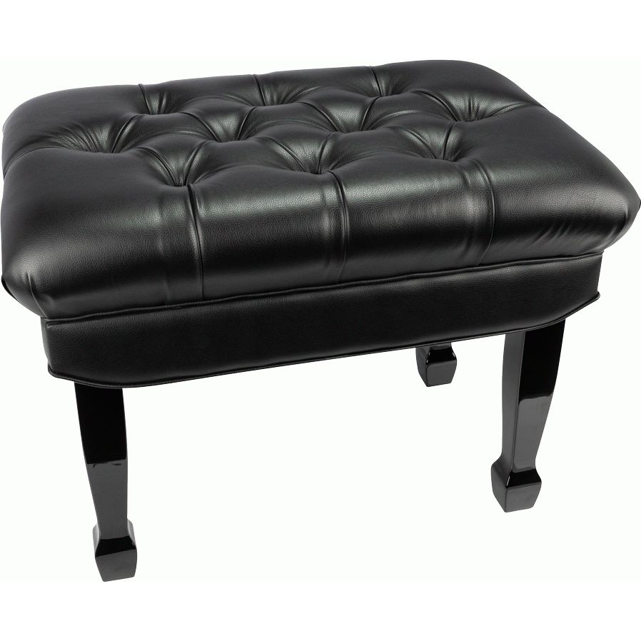 Beale BPB330BK Deluxe Grand Piano Bench in Black