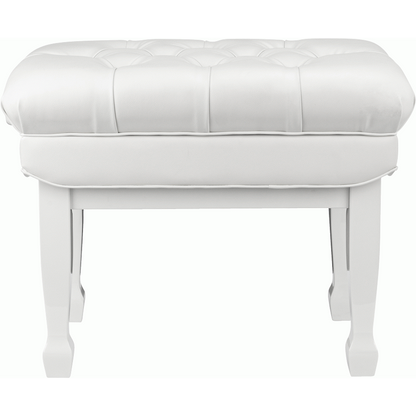 Beale BPB330WH Deluxe Grand Piano Bench in White