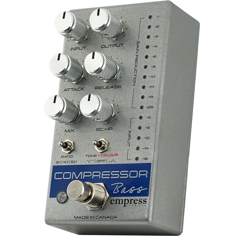 Empress Effects Compressor Bass - Silver - Compressor Pedal