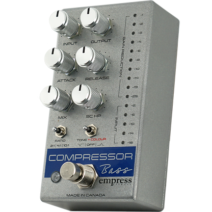 Empress Effects Compressor Bass - Silver - Compressor Pedal