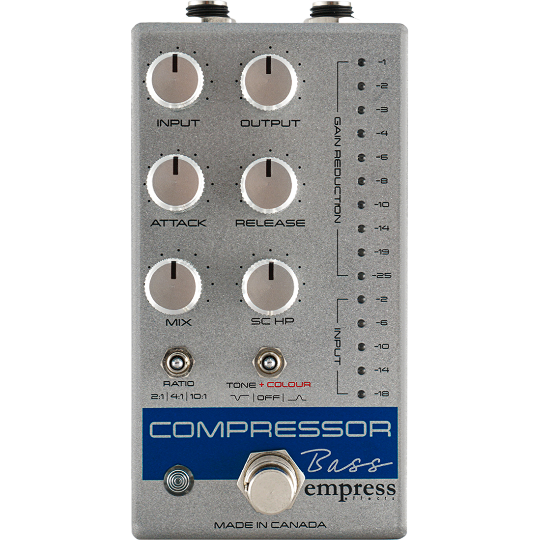 Empress Effects Compressor Bass - Silver - Compressor Pedal