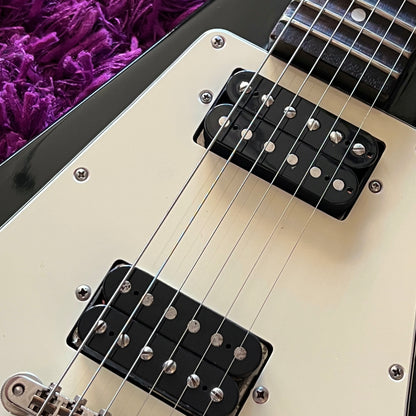 1982 Greco Japan FV-600 Flying V Black (w/ OHSC) (MIJ Fujigen)