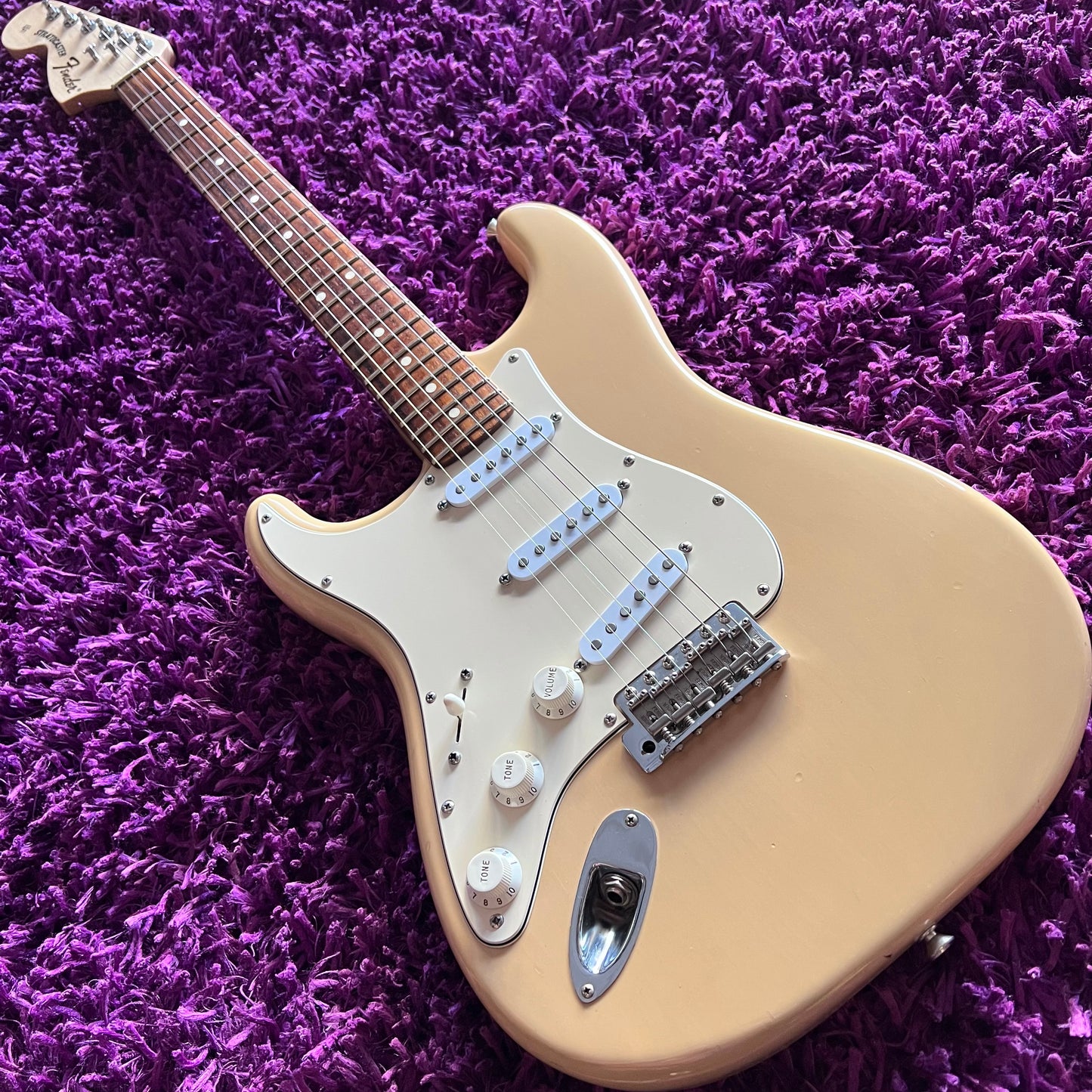 2009 Fender Highway One Stratocaster Left Handed (Honey Blonde) (Made in USA)