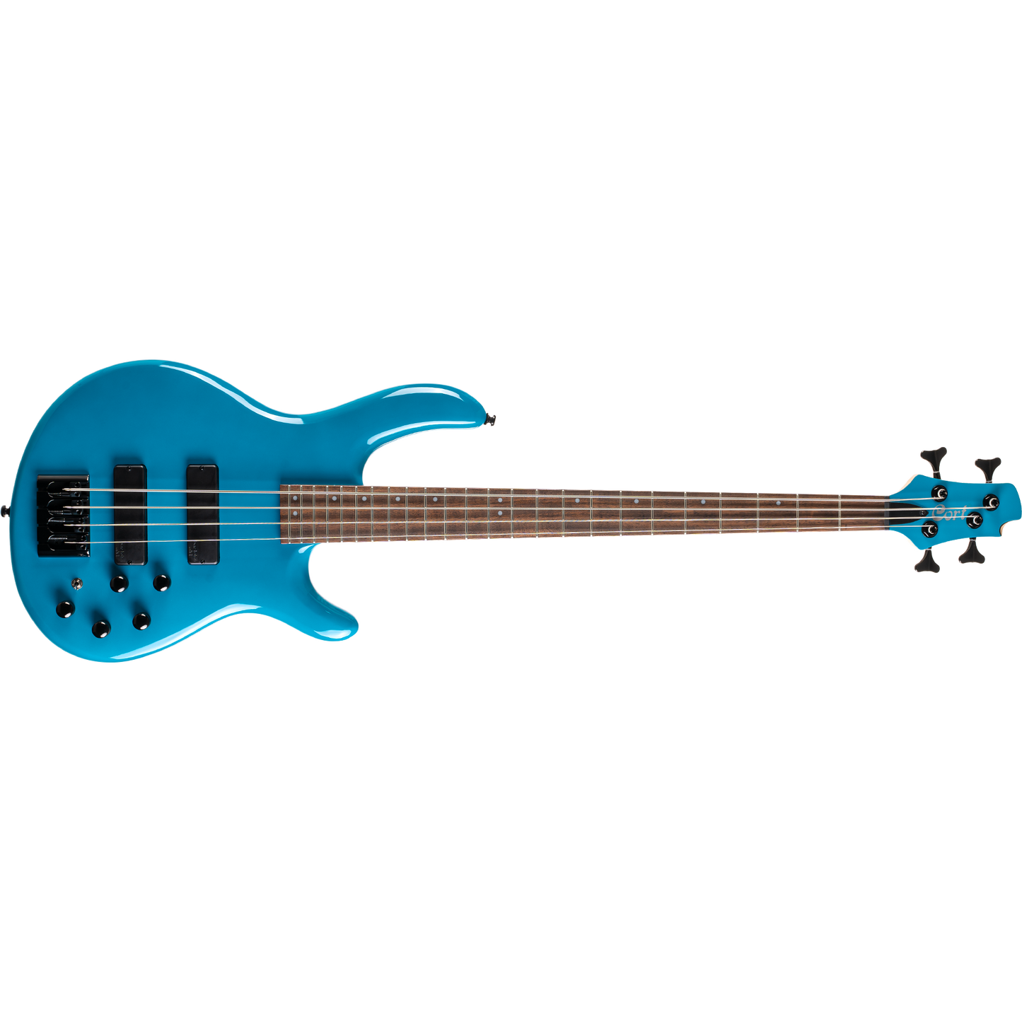 Cort C4 Deluxe CBL Candy Blue 4 String Bass