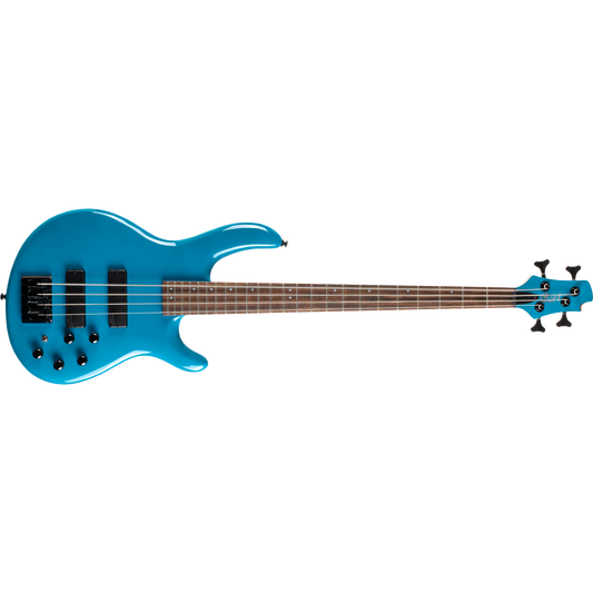 Cort C4 Deluxe CBL Candy Blue 4 String Bass