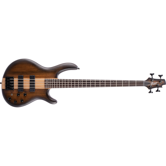 Cort C4 Plus OVMH ABB Antique Brown Burst 4 String Bass