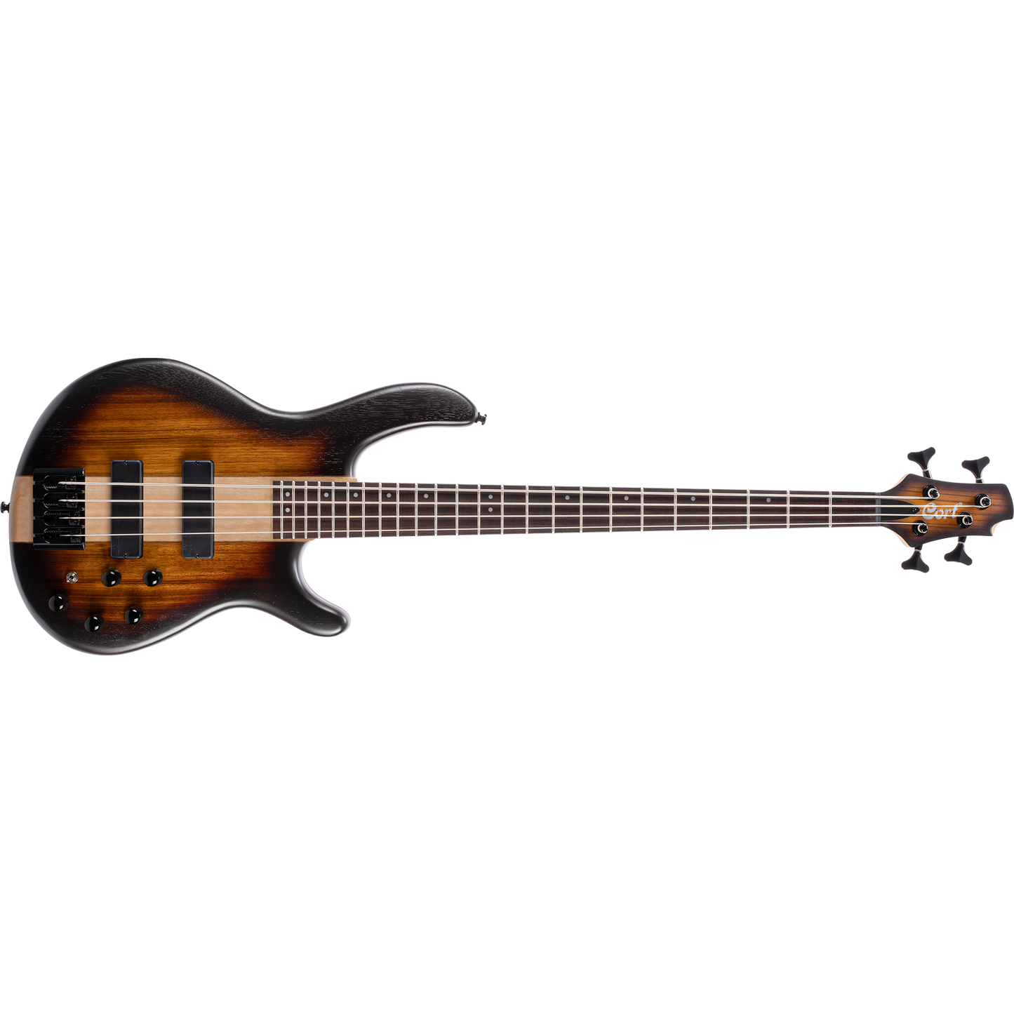 Cort C4 Plus ZBMH OTAB Open Pore Tobacco Burst 4 String Bass