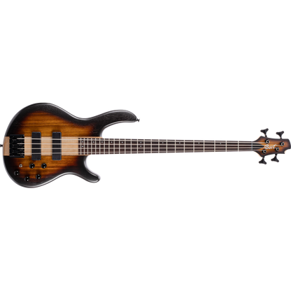 Cort C4 Plus ZBMH OTAB Open Pore Tobacco Burst 4 String Bass