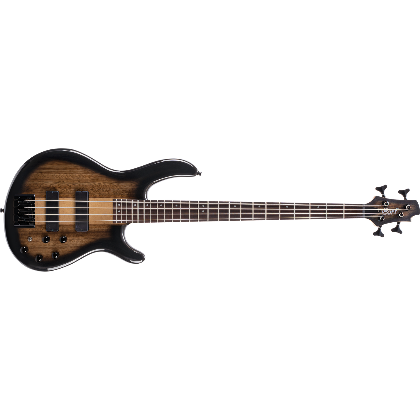 Cort C4 Plus ZBMH TBB Transparent Black Burst 4 String Bass