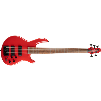 Cort C5 Deluxe CRD Candy Red 5 String Bass