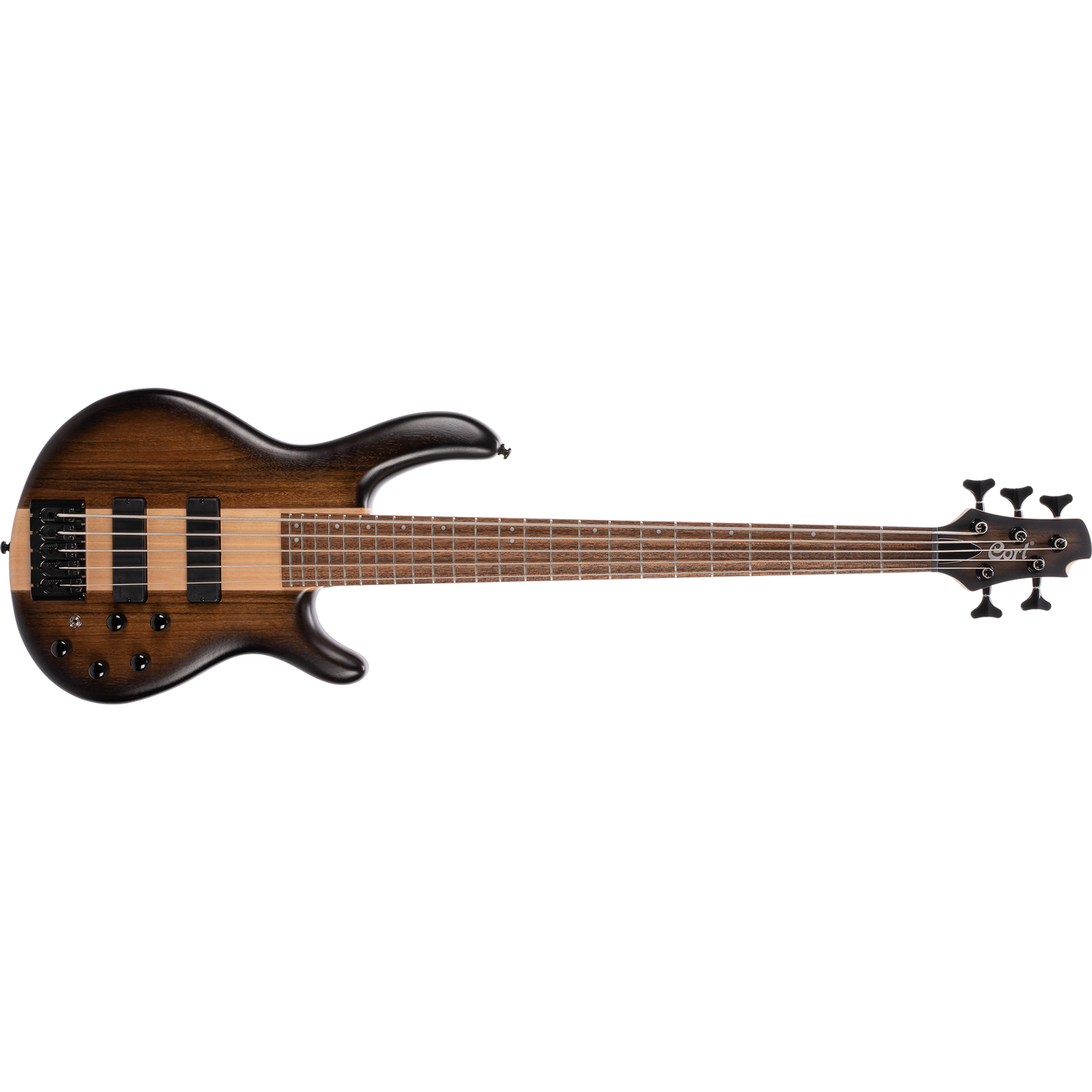 Cort C5 Plus OVMH ABB Antique Brown Burst 5 String Bass