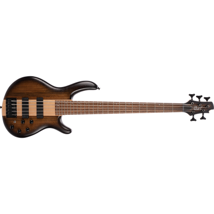 Cort C5 Plus OVMH ABB Antique Brown Burst 5 String Bass