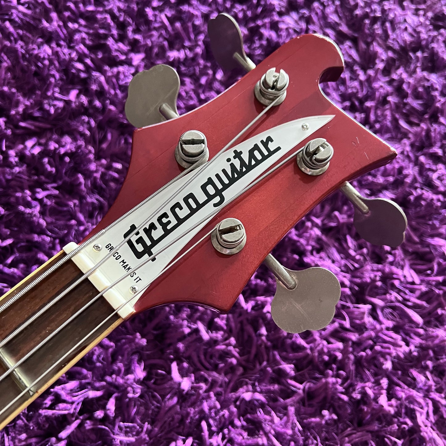 1978 Greco RB-700 Fireglo Bass Guitar (Rickenbacker 4001 Style) (MIJ Fujigen)