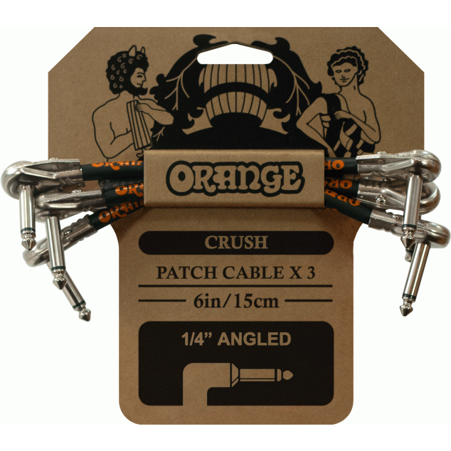 Orange CA038 Crush 6" Patch Cable 3 Pack