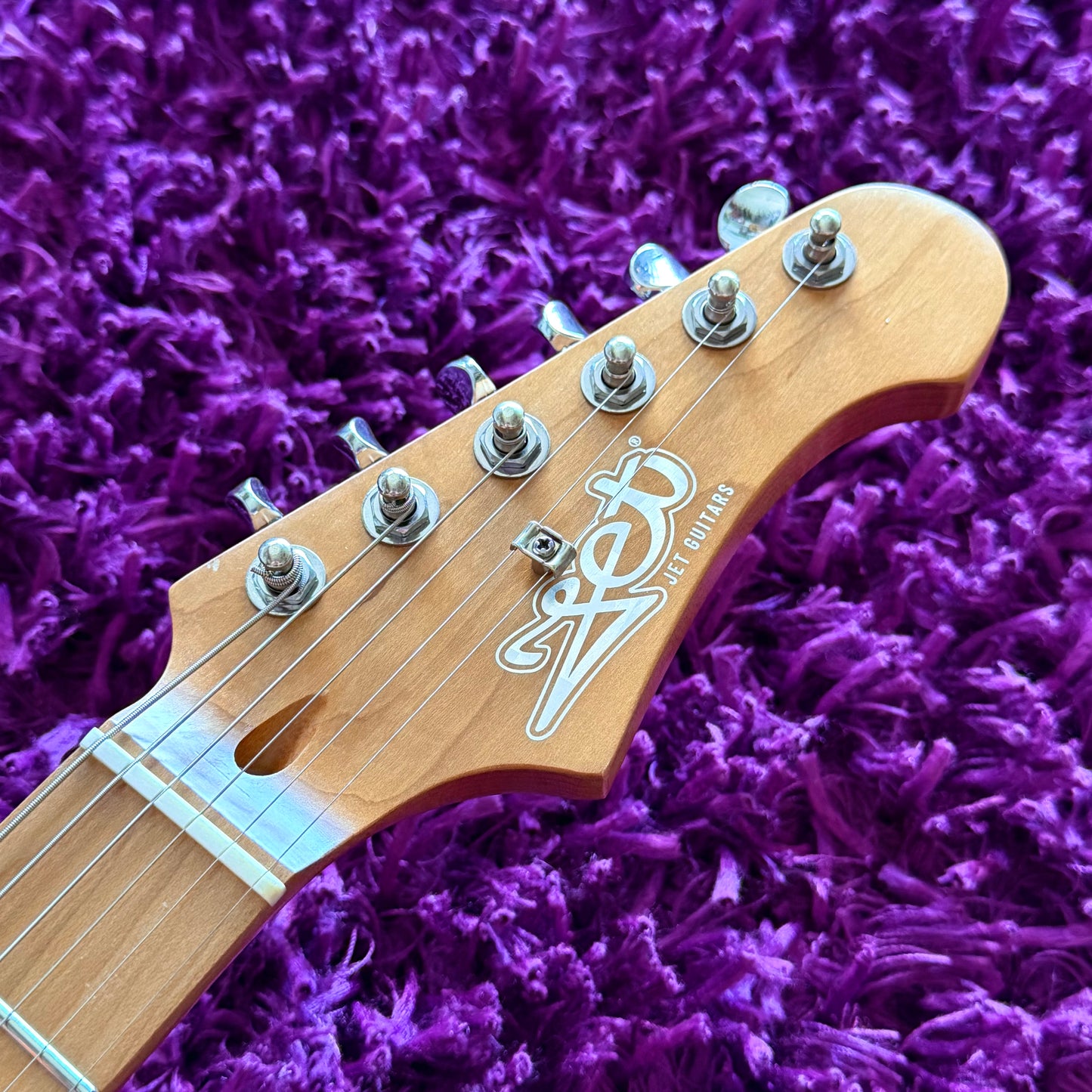 2020s Jet JS-400 LPB Stratocaster Lake Placid Blue Electric Guitar
